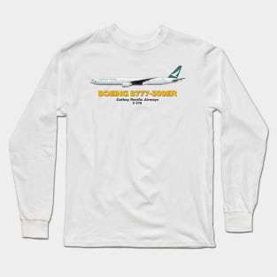 Boeing B777-300ER - Cathay Pacific Airways Long Sleeve T-Shirt